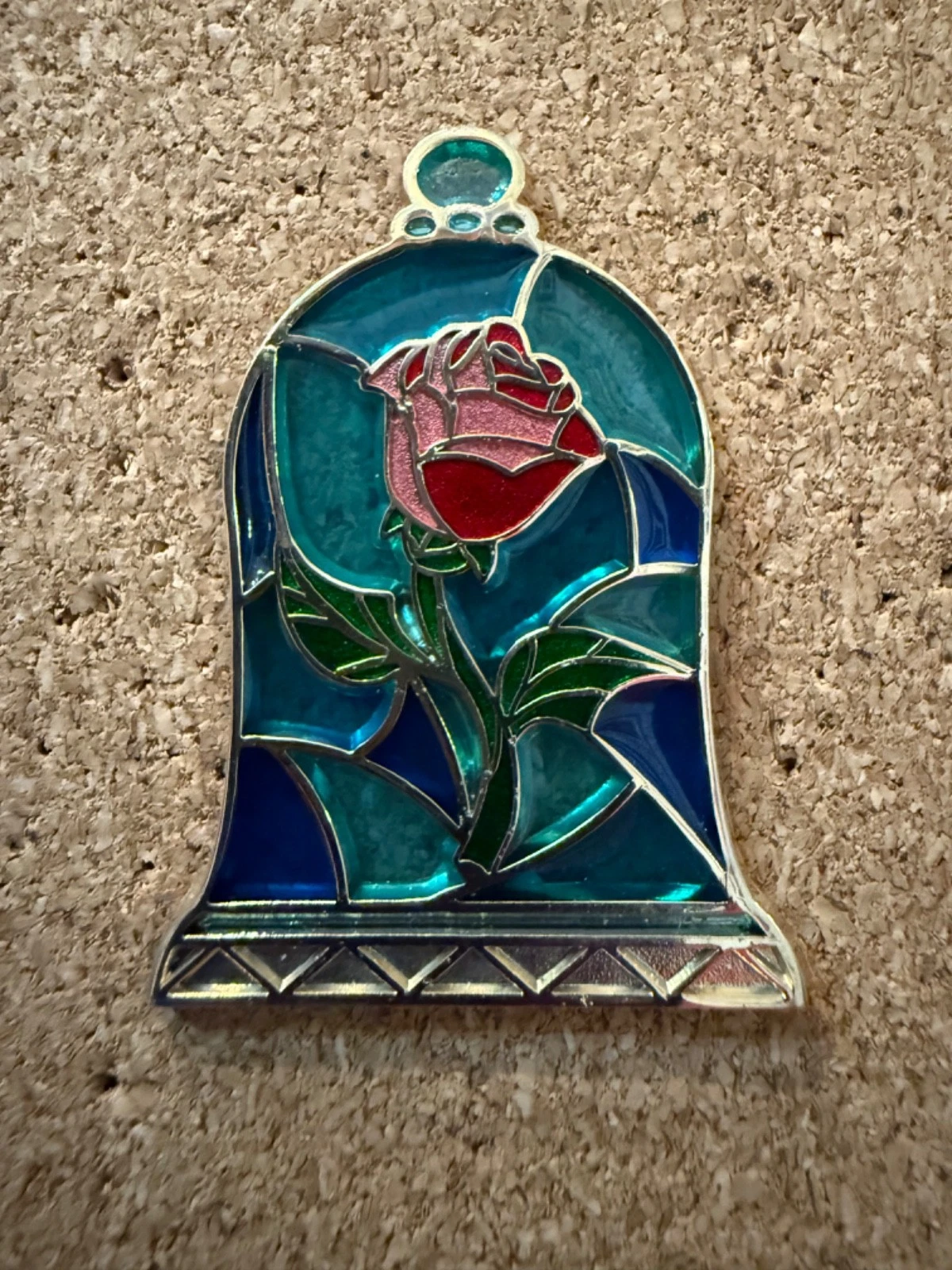 Disney Pin - Open Edition OE - Enchanted Rose, Beauty and the Beast