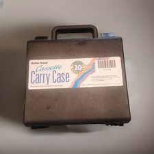Radio Shack Cassette Carry Case. Hard Plastic. Holds 20. 44-1206. Vtg