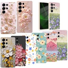 Phone Case Exquisite Flowers Design Cover For Samsung A54 A36 S25 Ultra S26 S24