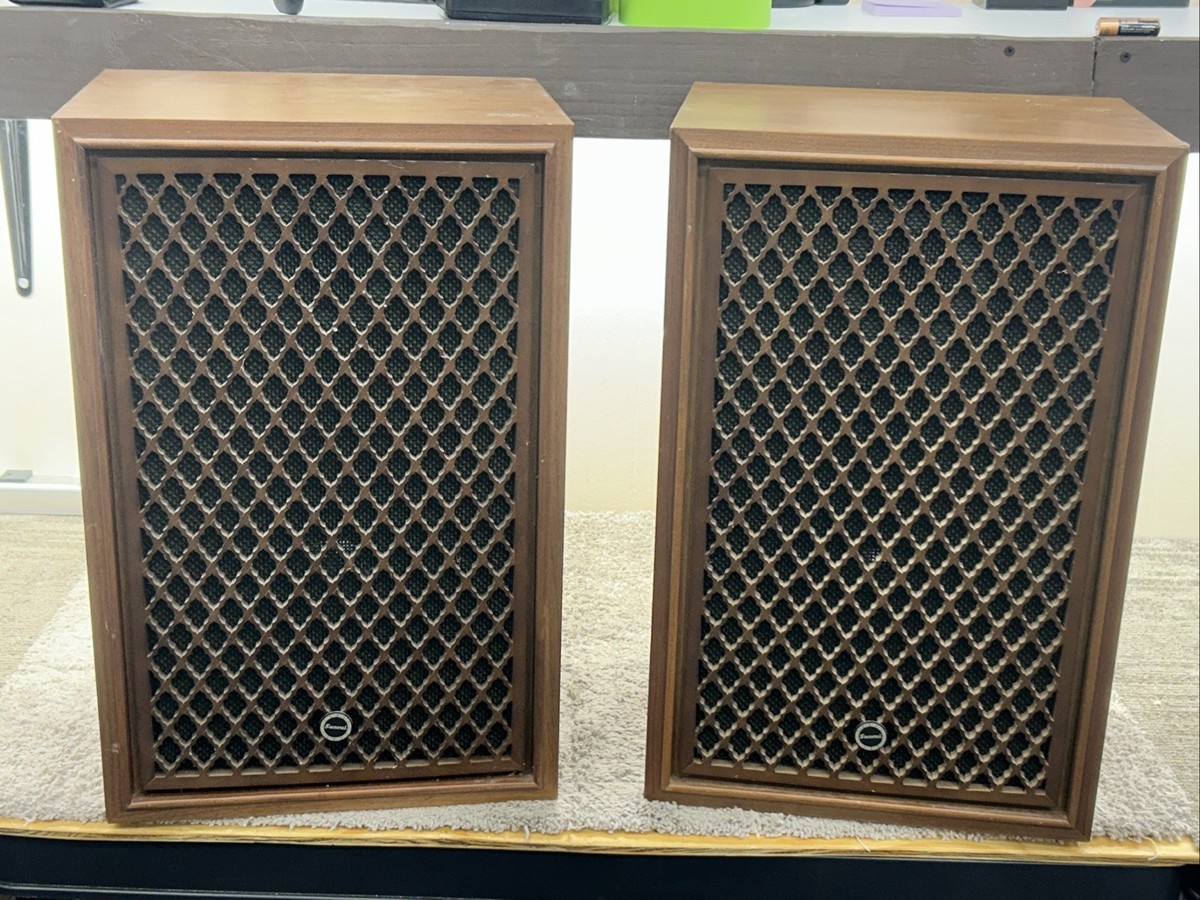 Set of 2 Vintage Sansui SP-50 2 Way Speaker System 90678 | eBay
