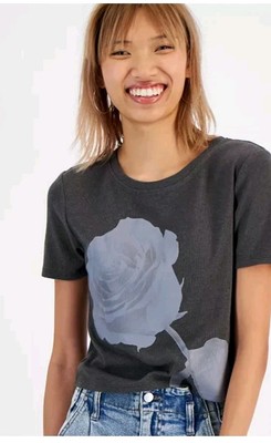 Grayson Threads, The LabelJuniors' Rose Baby Tee Women's Size Small NWT 