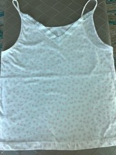 CHRISTIAN DIOR INTIMATES SZ M SIGNATURE LACE TRIM PINK CAMISOLE EUC PLEASE READ!