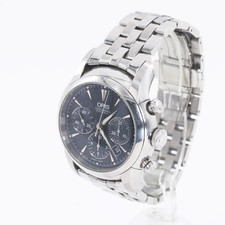 ORIS 7547 Artelier Chronograph Date Automatic 44m Black Men Watch (FPP010980) 3