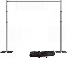 12x10FT Pipe and Drape Backdrop Stand Kit Adjustable Event Wedding Frame