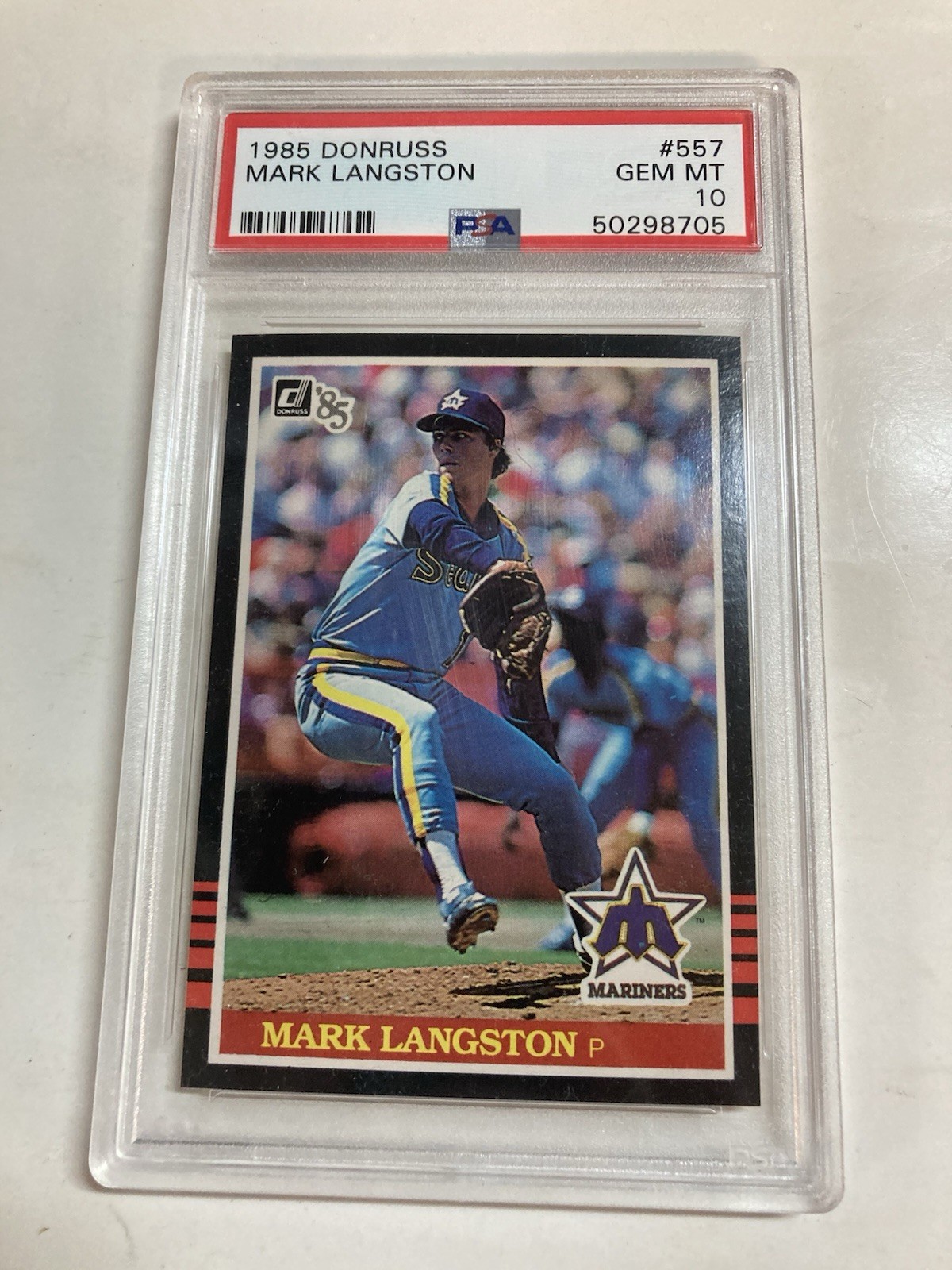 Psa 10 1985 Donruss Mark Langston Rc Rookie Gem Mint *JJSTOYZ* #557