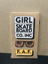 Girl Skate Co F.A.F Precision Bearings yellow 