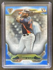 2020 Triple Threads Yordan Alvarez RC Sapphire Rookie #/25 Astros