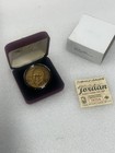 Michael Jordan Bronze Medallion Highland Mint UD 1999 COA 08379/25000 HOF RETIRE — photo 1