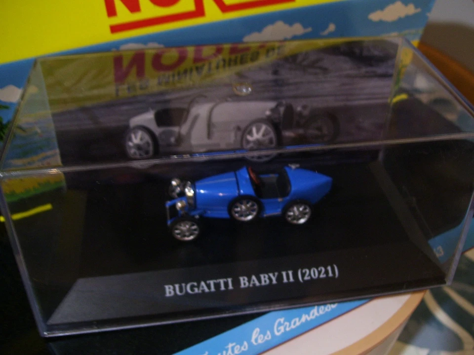 BUGATTI BABY II 2021 Bleu Ixo /Altaya Boite   1/43 - Photo 3/4