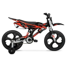 16" Hyper Moto Bike, 16" Mag Wheels, Training Wheels, Child Bicycle, Ages 5-7 Ye