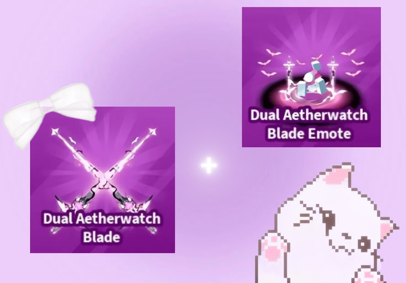 Blade Ball - Dual Aetherwatch Blade + Emotes