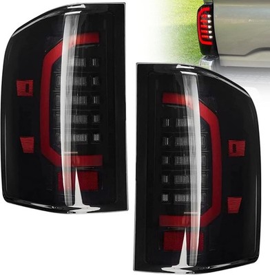 WonVon LED Tail Lights Compatible with 2007-2013 Chevy Silverado 1500 Smoked 