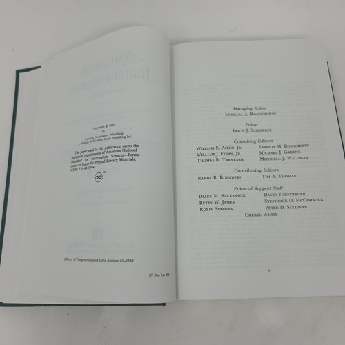 American Jurisprudence 2d Vol 82 WORKERS COMPENSATION WRONGFUL 1992 W Supplement - Picture 7 of 9