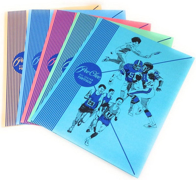 Mead Color Talk Peechee Folder 5-Pack, Assorted Colors, (33022)