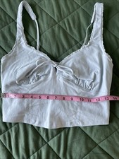 Wild Fable Women's Light Blue Lace Trimmed Corset Top Size M