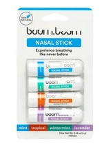 BoomBoom Nasal Inhaler Stick Energy Boost Focus Aromatherapy Essential Oil