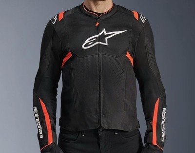 Alpinestars T-Sps Air V2 Jacket - Black/Red Fluo - XL