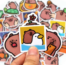 100 PCs Set Capybara Capibara Funny Seal Stickers Scrapbook Anime DIY Design