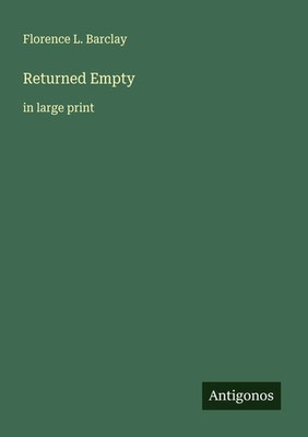 Florence L. Barclay | Returned Empty | Taschenbuch | Englisch (2025)