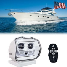 12/24V LED Searchlight 360° Wireless Spotlig...