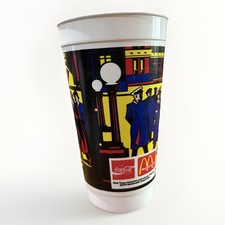 Dick Tracy Movie 1990 Coca Cola Cup McDonalds Warren Beatty Disney Vintage Coke