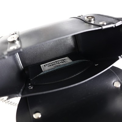 Vivienne Westwood Handbag Leather 2WAY Black Women's From Japan