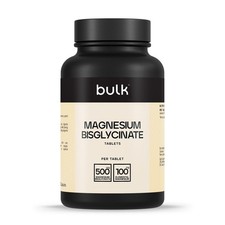 Bulk Magnesium Glycinate Bisglycinate Tablets, 500mg, 180 Tablets, High Absor... 0.21 per thousand milligrams