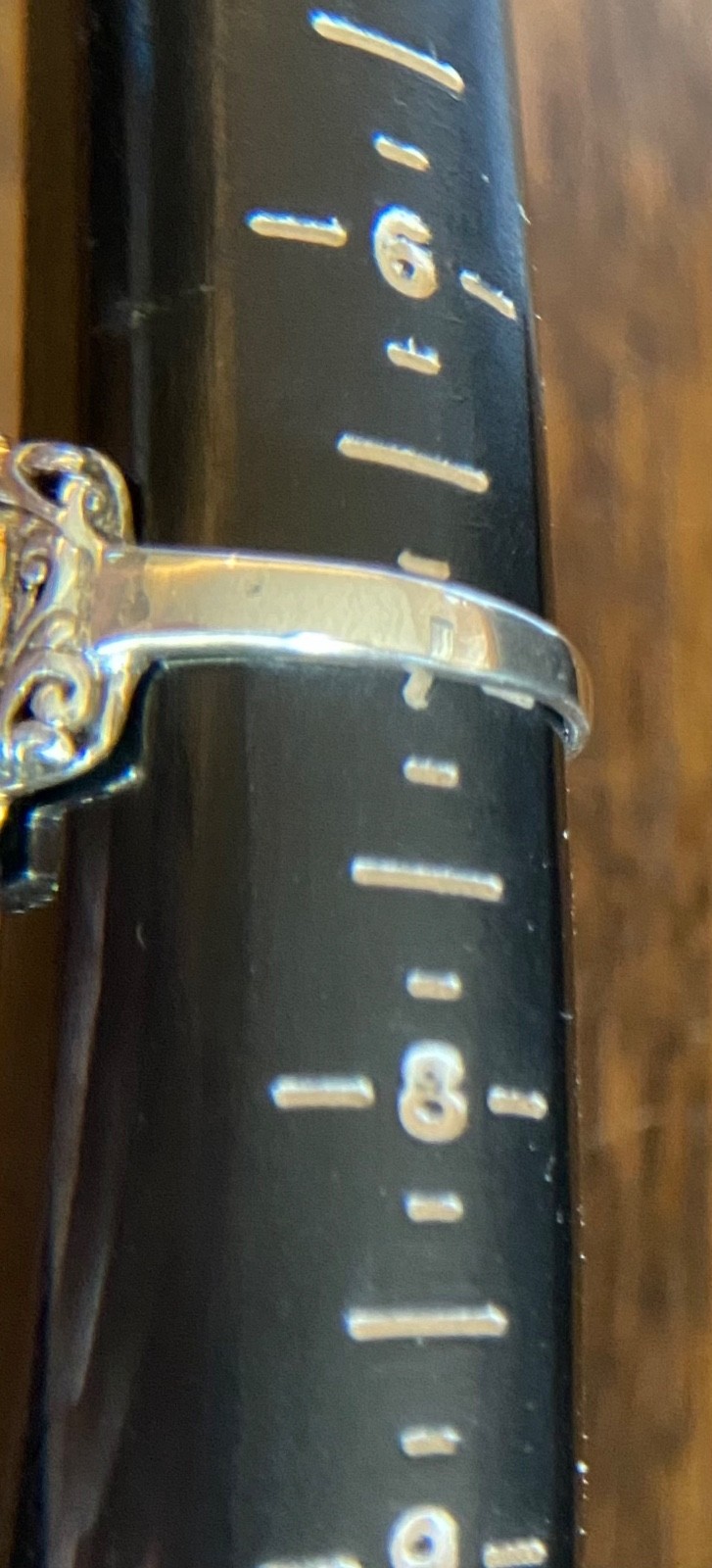 Sarda, Bali Handmade,”Cotton Candy” Opal Simulant & Sterling, Cross Ring