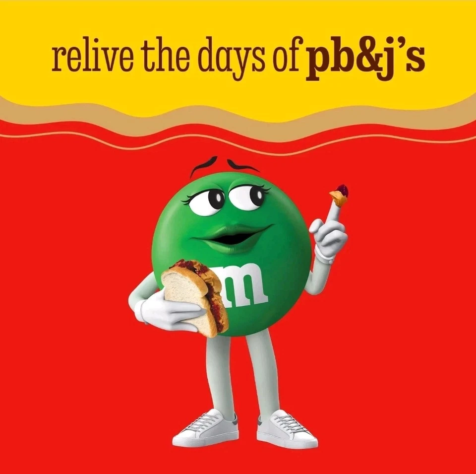 Doce de chocolate ao leite M&M'S manteiga de amendoim e geléia, 44,3 oz. - Imagem 3 de 3