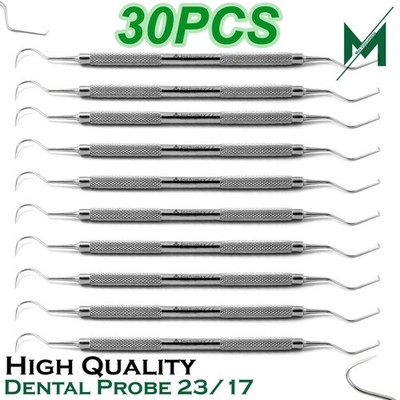 Double Ended Dental Explorer 23/17 Periodontal Probe for Examination Procedure