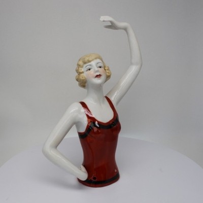 Teepuppen Pin-up Half Doll Pincushion Arms Away Franzosisch Stil Art Deco Stil P