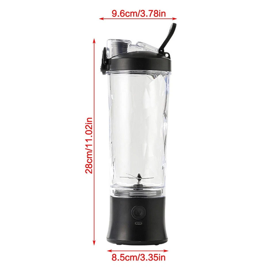 600ML Mixer Smoothie Maker Tragbar 10 Klingen Mini Standmixer Entsafter Becher - Bild 3 von 4