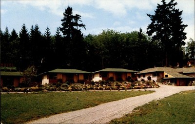 Court Supreme Motel Highway 10 Bellevue Washington WA Vintage Chrome Postcard