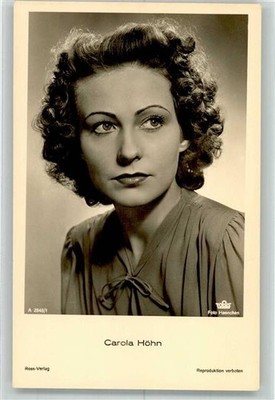 39649774 - Carola Hoehn film publisher Ross a2848/1 photo Haenchen film actor