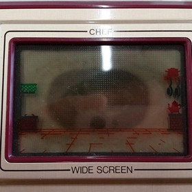 Nintendo Game & Watch Chef 1981 Wide Screen LCD Display Used with Box & Manual