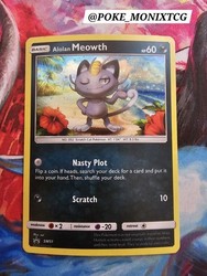 Alolan Meowth SM51 SM Black Star Promos Holo