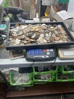 Bulk Lot World Foreign Coins 10.1 lbs. Pounds Many Countries Never Searched Lot
