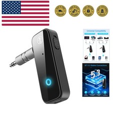Upgraded Aux Bluetooth 5.3 Adapter for Car, 2 in 1 Bluetooth Receiver Transmi...