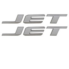 Sea Ray Boat Jet Decal 2109041 | 9 1/2 x 1 1/4 Inch Silver (Pair)