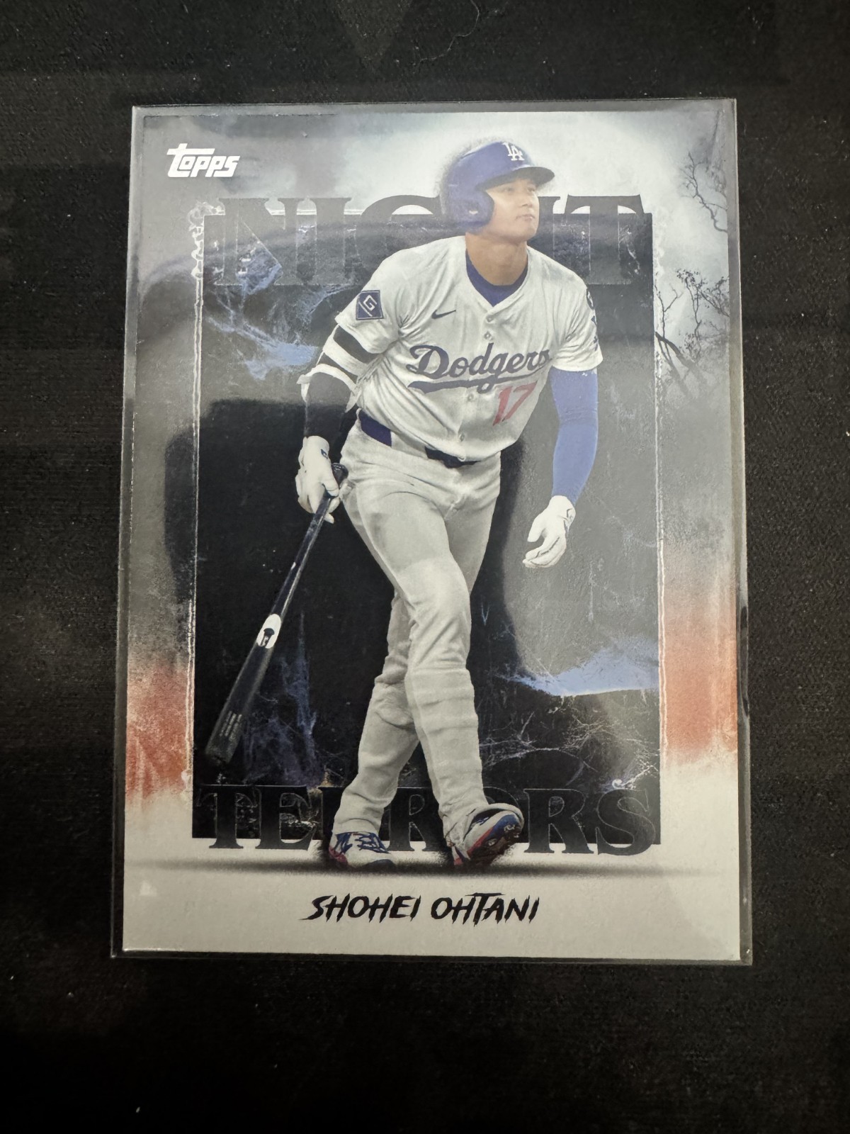 2025 Topps Update Shohei Ohtani Night Terrors Insert #NT-2 Los Angeles Dodgers