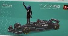 Burago 1:24 F1 Mercedes-AMG Car W14 E Performance 63 George Russell with Figure