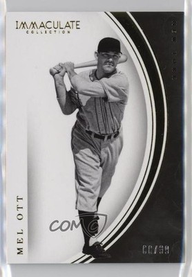 2016 Panini Immaculate 68/99 Mel Ott #13 HOF 0kz8