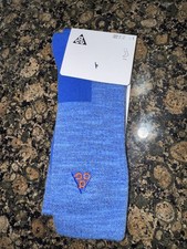 Nike ACG Unisex Everyday Cushioned Crew Socks Size Large Blue/Orange Logo