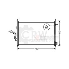 Condensateur Honda FR-V