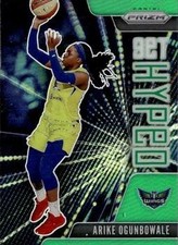 2021 Panini Prizm WNBA #2 Arike Ogunbowale Get Hyped Prizms Green
