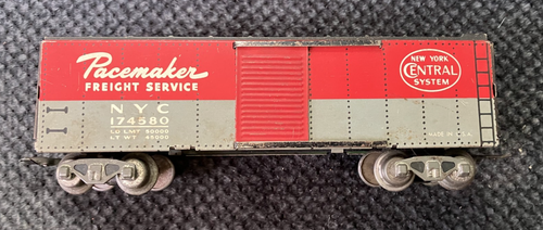 Tin Plate Marx Marline Box Car #3545 - New York Central 174580 Pacemaker Freight - Picture 1 of 7