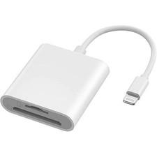 2 in 1 SD Card Reader for iPhone iPad, Apple ...