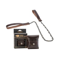 Nordic Pocket Saw Portable Kettens&auml;ge Carbonstahl Premium Edition Braun