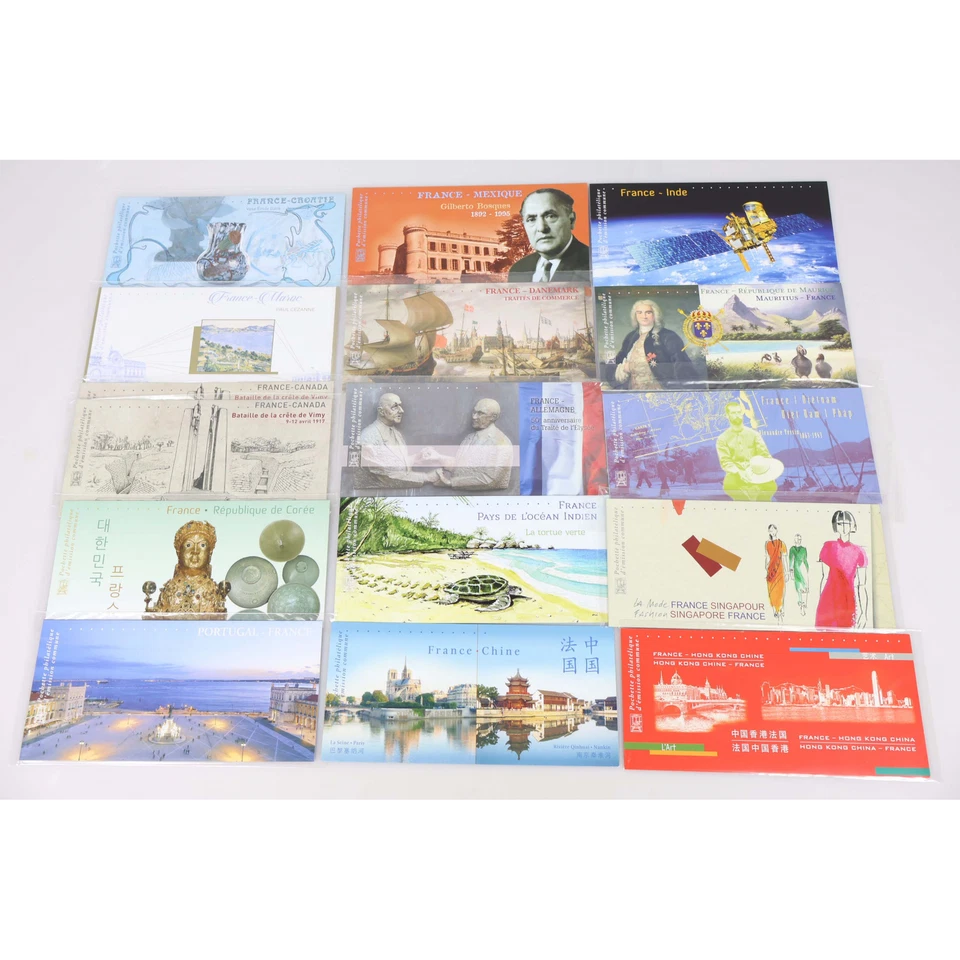 LOT DE 48 EMISSIONS COMMUNES DE 2001 À 2019 COMPLET + DOUBLES, COTE + DE 1000€ - Photo 3/4