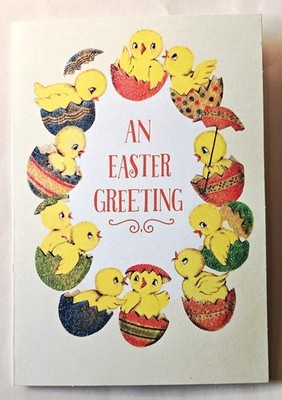 Happy Easter Greeting Card (incl. Envelope 5×7'')